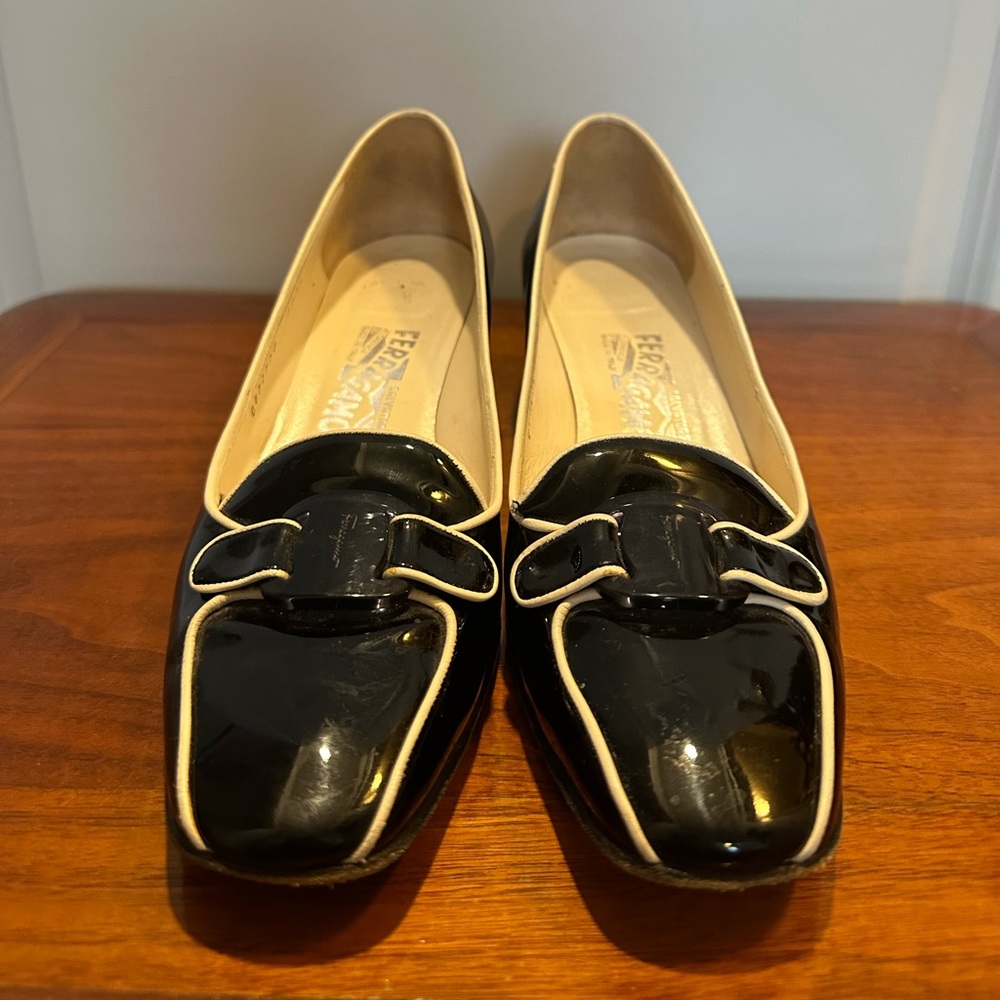 Ferragamo Mary Jane Block Heels